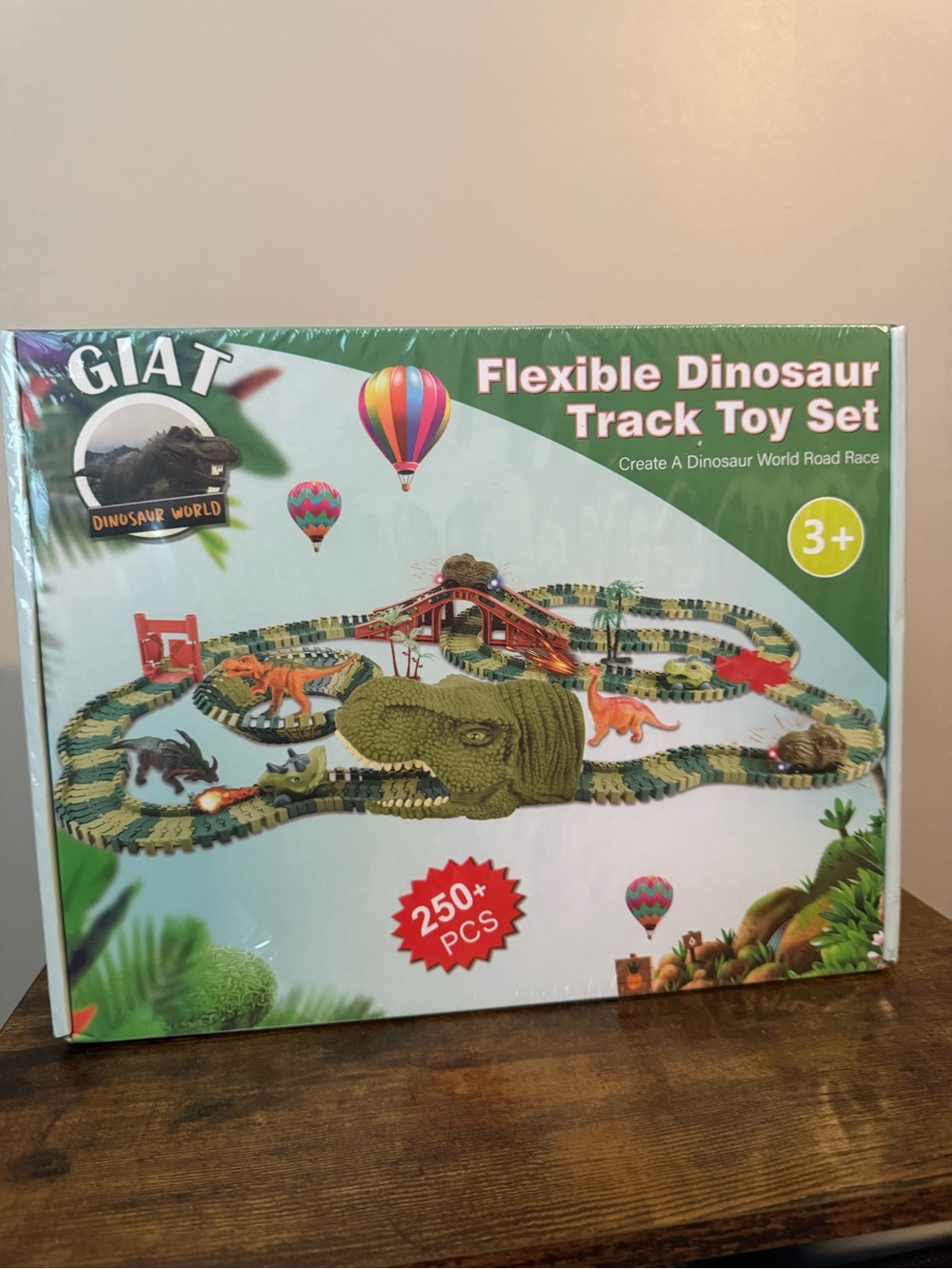 Flexible Dinosaur Track Toy Set - Green